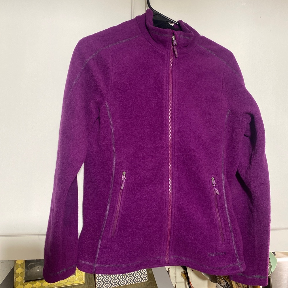 Marmot Purple Full-Zip Fleece Jacket